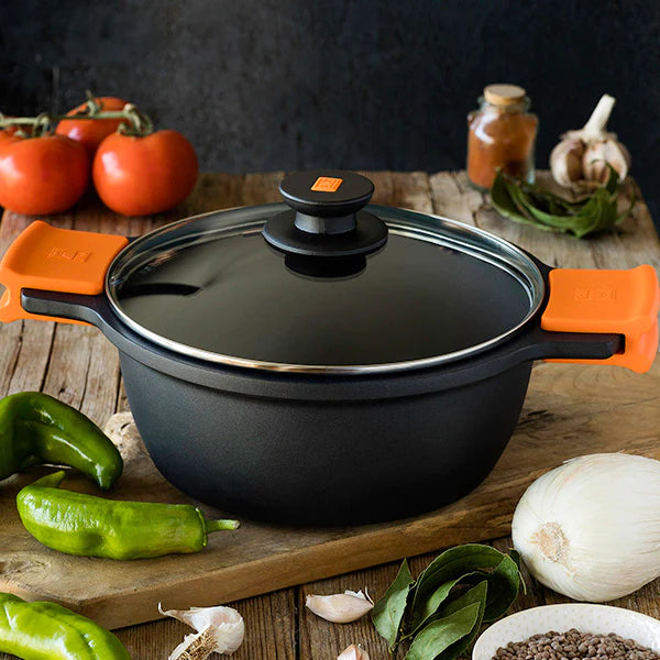Batería de cocina 6 piezas Efficient con parrilla